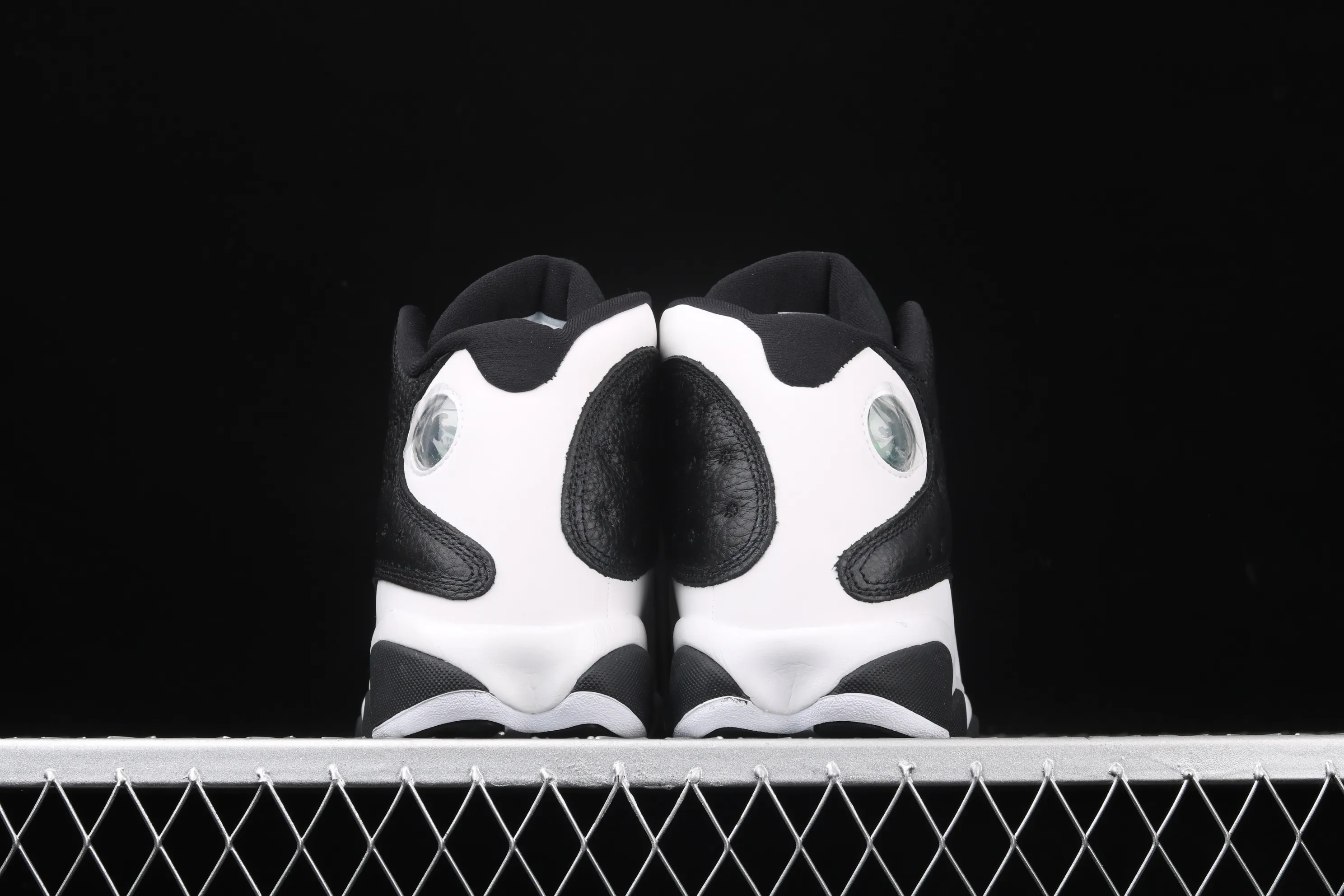 All Categories Air Jordan Jordan Series Basketball Shoes Air Jordan 13 Air Jordan 13 "Reverse He Got Game" AJ13 Joe 13 Reverse Panda Love and Respect First Layer Real Carbon Real Cat Eyes 414571-061